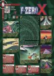 Scan of the review of F-Zero X published in the magazine GamePro 121, page 1