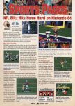 Scan of the review of NFL Blitz published in the magazine GamePro 121, page 1