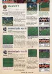 Scan of the review of International Superstar Soccer 98 published in the magazine GamePro 121, page 1
