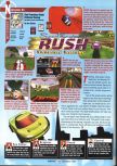 Scan du test de San Francisco Rush paru dans le magazine GamePro 111, page 1