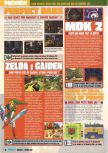 Scan de la preview de The Legend Of Zelda: Majora's Mask paru dans le magazine Consoles Max 08, page 1
