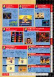 Scan of the walkthrough of Mystical Ninja Starring Goemon published in the magazine Dengeki Nintendo 64 18, page 6