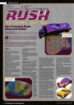 Scan of the walkthrough of San Francisco Rush published in the magazine Ultra Game Players 106, page 1