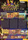 Scan de la preview de Gauntlet Legends paru dans le magazine Game Informer 70, page 4