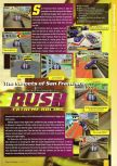 Scan of the preview of San Francisco Rush published in the magazine Game Informer 52, page 8