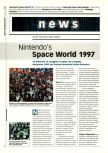 Scan of the article Nintendo's Space World 1997 published in the magazine Next Generation 38, page 1