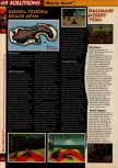 Scan of the walkthrough of Mario Kart 64 published in the magazine 64 Solutions 01, page 5
