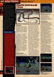 Scan of the walkthrough of Mario Kart 64 published in the magazine 64 Solutions 01, page 7