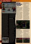 Scan of the walkthrough of Mario Kart 64 published in the magazine 64 Solutions 01, page 11