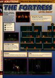 Scan of the walkthrough of Mortal Kombat Mythologies: Sub-Zero published in the magazine 64 Solutions 04, page 17