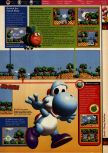 Scan of the walkthrough of Yoshi's Story published in the magazine 64 Solutions 05, page 10