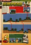 Scan of the walkthrough of Yoshi's Story published in the magazine 64 Solutions 05, page 11