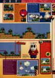 Scan of the walkthrough of Yoshi's Story published in the magazine 64 Solutions 05, page 12