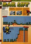 Scan of the walkthrough of Yoshi's Story published in the magazine 64 Solutions 05, page 13