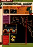 Scan of the walkthrough of Yoshi's Story published in the magazine 64 Solutions 05, page 37