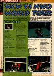 Scan of the walkthrough of WCW vs. NWO: World Tour published in the magazine 64 Solutions 05, page 1