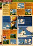 Scan of the walkthrough of Yoshi's Story published in the magazine 64 Solutions 06, page 24