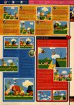 Scan of the walkthrough of Yoshi's Story published in the magazine 64 Solutions 06, page 25