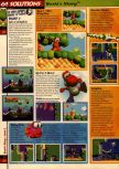 Scan of the walkthrough of Yoshi's Story published in the magazine 64 Solutions 06, page 20