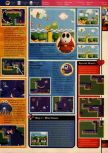 Scan of the walkthrough of Yoshi's Story published in the magazine 64 Solutions 06, page 21