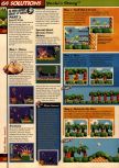 Scan of the walkthrough of Yoshi's Story published in the magazine 64 Solutions 06, page 22