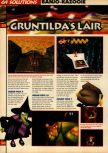 Scan of the walkthrough of Banjo-Kazooie published in the magazine 64 Solutions 07, page 25