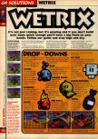 Scan of the walkthrough of Wetrix published in the magazine 64 Solutions 07, page 1