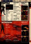 Scan of the walkthrough of Mortal Kombat 4 published in the magazine 64 Solutions 07, page 6