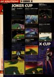 Scan of the walkthrough of F-Zero X published in the magazine 64 Solutions 08, page 5