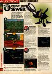Scan of the walkthrough of Buck Bumble published in the magazine 64 Solutions 08, page 7