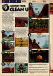 Scan of the walkthrough of Buck Bumble published in the magazine 64 Solutions 08, page 8
