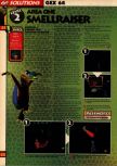 Scan of the walkthrough of Gex 64: Enter the Gecko published in the magazine 64 Solutions 08, page 3