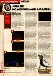 Scan de la soluce de Gex 64: Enter the Gecko paru dans le magazine 64 Solutions 08, page 21