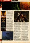 Scan of the walkthrough of  published in the magazine 64 Solutions 09, page 7