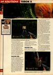 Scan of the walkthrough of Turok 2: Seeds Of Evil published in the magazine 64 Solutions 09, page 13