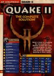 Scan of the walkthrough of Quake II published in the magazine 64 Solutions 13, page 1