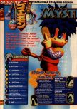 Scan of the walkthrough of Mystical Ninja 2 published in the magazine 64 Solutions 13, page 1