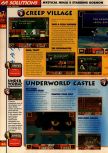 Scan of the walkthrough of Mystical Ninja 2 published in the magazine 64 Solutions 13, page 16