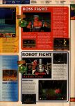 Scan of the walkthrough of Mystical Ninja 2 published in the magazine 64 Solutions 13, page 17
