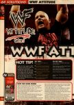 Scan of the walkthrough of WWF Attitude published in the magazine 64 Solutions 13, page 1