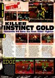 Scan de la preview de Killer Instinct Gold paru dans le magazine Electronic Gaming Monthly 088, page 8