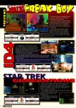 Scan of the preview of Freak Boy published in the magazine Electronic Gaming Monthly 088, page 1