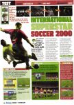 Scan of the review of International Superstar Soccer 2000 published in the magazine Consoles Max 14, page 1