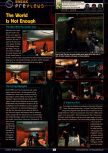Scan of the preview of 007: The World is not Enough published in the magazine GamePro 144, page 1