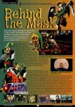 Scan of the preview of The Legend Of Zelda: Majora's Mask published in the magazine GamePro 146, page 4