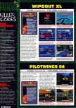Scan of the walkthrough of Pilotwings 64 published in the magazine Electronic Gaming Monthly 090, page 1
