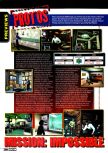 Scan of the preview of Mission: Impossible published in the magazine Electronic Gaming Monthly 094, page 2