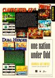 Scan of the preview of ClayFighter 63 1/3 published in the magazine Electronic Gaming Monthly 095, page 2