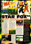 Scan of the preview of Lylat Wars published in the magazine Electronic Gaming Monthly 095, page 1