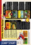 Scan of the walkthrough of Diddy Kong Racing published in the magazine Electronic Gaming Monthly 103, page 1